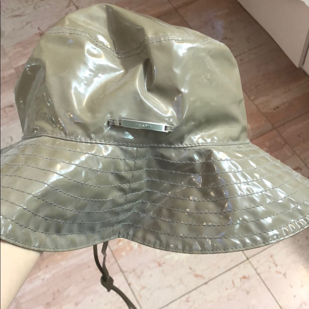 Authentic Prada rain hat . Never worn